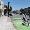 Bike lane on Howard and 8th St. (2018)