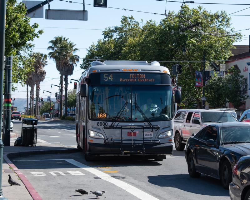 54 felton bus to bayview 