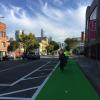 Bike lane on Folsom near Sherman streets (2017 near-term improvement)