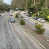 clarendon ave view from pedestrian bridge above clarendon elementary school on the right side 