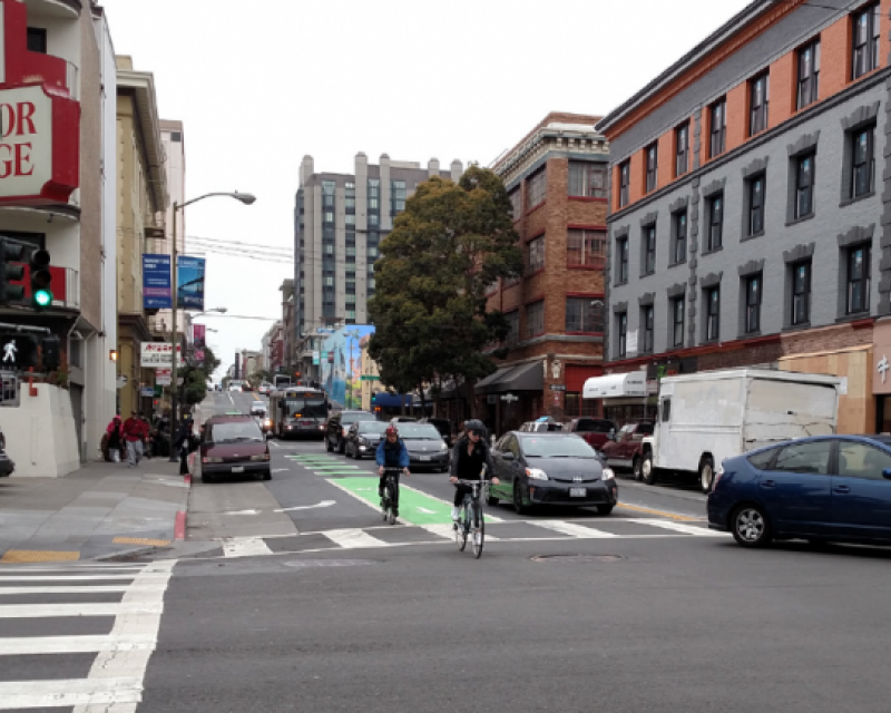 Polk at Eddy streets